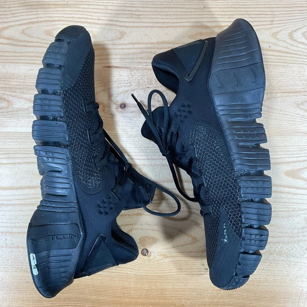 Nike Free Metcon 4 Shoe Black Mens 14 NFL New England Patriots Issued CT3886-007